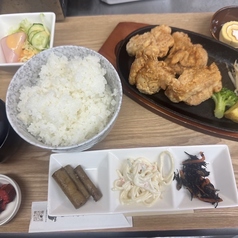 国産若鶏ももからあげ定食