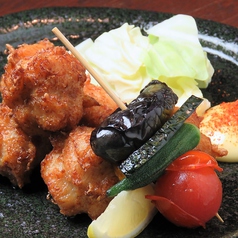 鶏ちゃんの唐揚げ/Deep-fried Chicken(Plain. Red-pepper. Black-pepper)