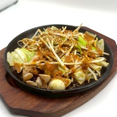 鶏キャベもやし炒め