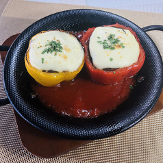 パプリカの肉詰め