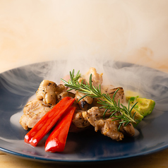 鶏モモ肉×彩り野菜のグリル　瞬間スモーク