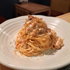 チーズinトマトクリームパスタ