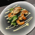 料理メニュー写真 海老とブロッコリーのマヨネーズ焼き