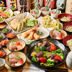 串揚げ居酒屋 ハシゴ 郡山店のコース写真