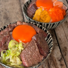 【贅沢】A５和牛と牛タン丼