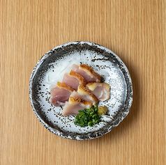 鹿児島県産 地鶏昆布〆刺し