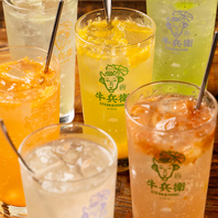 大人気★約60種時間無制限飲み放題2000円♪