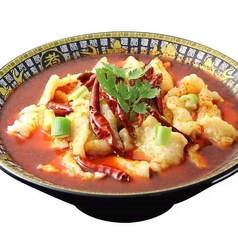 白身魚の激辛煮込み