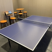 卓球2面完備！ドリンク片手にワイワイと卓球が出来ちゃいます♪