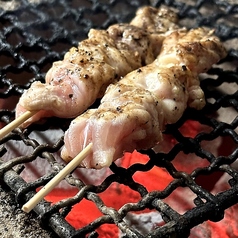 せせり串焼き　（2本）柚子胡椒添え