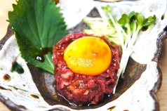熊本産馬肉赤身のユッケ