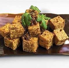 揚げ豆腐のレモングラス炒め