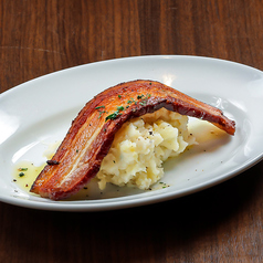 自家製燻製ベーコン　燻製ポテトサラダ