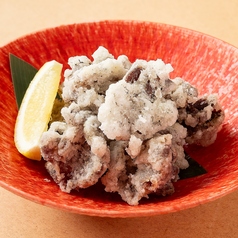 砂ずりの唐揚げ 白スパイス