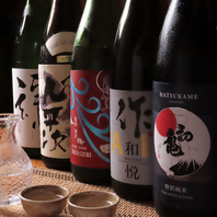 種類豊富な日本酒！銘酒と絶品料理を心ゆくまで