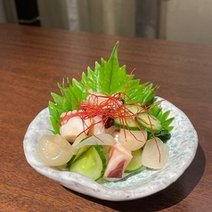 蛸とらっきょうの酢の物