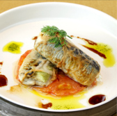 10月◆菜な会席5500円コース…秋刀魚と茄子のクレビネットグリル (一例です)