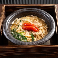 クリーミー豚骨めんたいうどん