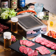 こだわりのお肉を使用したコースがおすすめ!