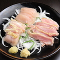 料理メニュー写真&nbsp;薩摩地鶏の鳥刺し盛り合わせ