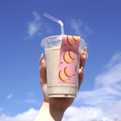 腸活！濃厚ばななっとうスムージー（テイクアウト可）