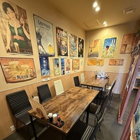 レトロな雰囲気漂う、居心地のいい空間で最高の宴会を♪