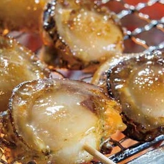 ホタテの串焼き　一本