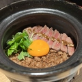 料理メニュー写真&nbsp;知多牛土鍋ごはん山葵醤油麹ソース