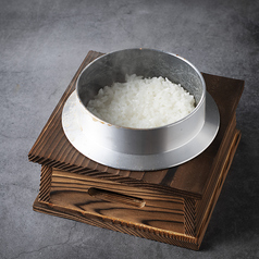 【金牛苑オススメ】羽釜炊き銀シャリごはん お茶碗約2杯分