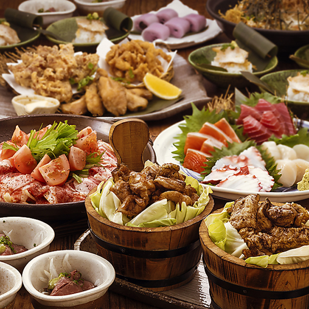 鶏料理満載◎飲み放題付き宴会プランは3,500円～各種ご用意！ご宴会お任せ下さい！