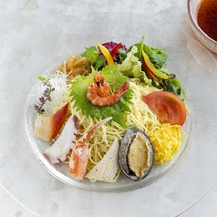 【8月限定】特製麻辣 海鮮冷麺セット(ランチ)