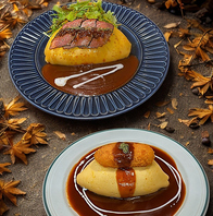 一流シェフの技が光る、オムライスと特製ローストビーフ