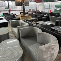 屋上なので夜になれば涼しく、風が心地良く宴会に最適♪