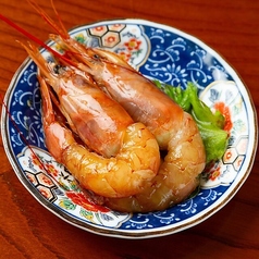赤エビ紹興酒づけ(二匹)