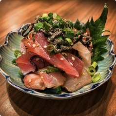 おつまみ鮮魚大葉塩昆布和え