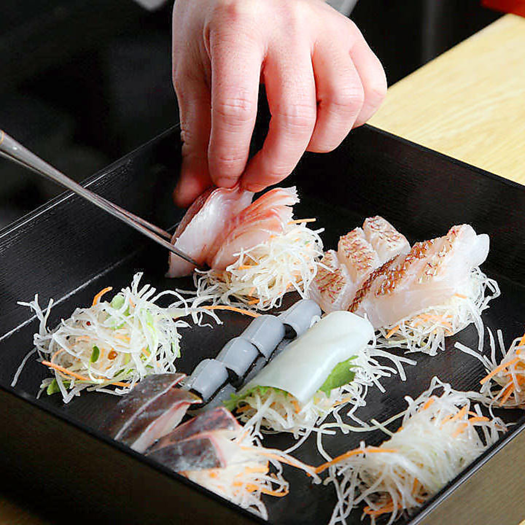 こだわりの鮮魚をふんだんに！