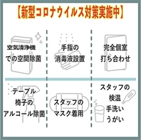 コロナ対策をし毎日全力笑顔で営業中です◎個室完備！