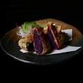 料理メニュー写真 紅いも天ぷら