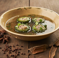 ゴーヤの肉詰めスープ煮