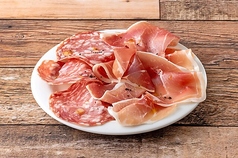 生ハムとサラミ