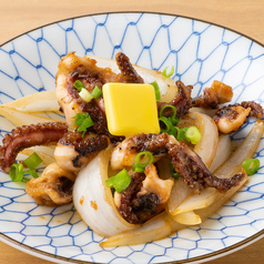 【魚介料理】いか下足バター醤油炒め