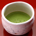 京都から仕入れている抹茶。縁だからこそ味わえる一品です