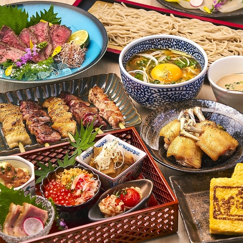 【日本酒常時30種以上！】蕎麦は勿論、食材や調理方法にこだわった新感覚のそば居酒屋