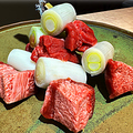 料理メニュー写真&nbsp;牛タンねぎま串焼き　1本