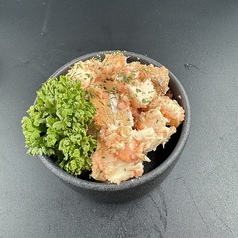 燻製クリームチーズと明太子