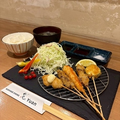 串揚げダイニング ゆうあんのおすすめランチ1