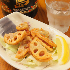 レンコンはさみ揚げ