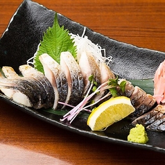 炙り〆鯖のお刺身