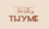 THYME タイム