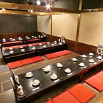 落ち着いた雰囲気の掘りごたつ席も◎ゆったりと当店自慢の逸品をご堪能下さい。